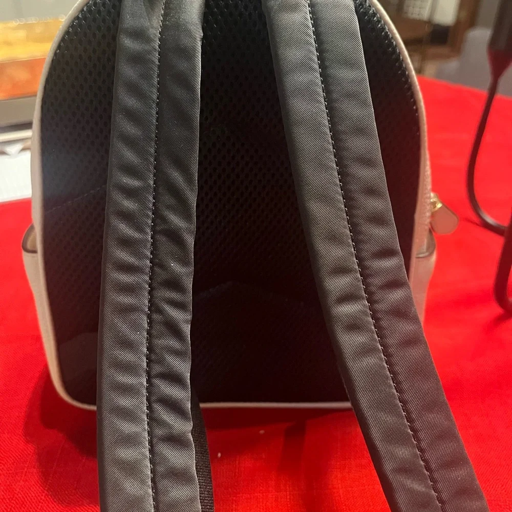 Coach cream mini backpack with Brown Interior - Picture 3 of 3